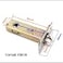 Boxonly 2PCS Forked Tubular Mortice Latch with Door Stopper 70mm Stainless Steel Door Latch Sprung Lever Door Handles
