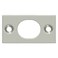 Deltana SP6FBU15 Strike Plate for 6 Flush Bolt Satin Nickel Finish