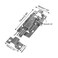 LDEXIN 6Pcs Door Security Slide Latch Lock 3 inch75mm Heavy Duty Solid Thicken Steel Gate Barrel Bolt Door Lock More Security and Privacy