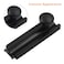 PHITUODA Sliding Deadbolt Heavy Duty Solid Brass Surface Bolt Door Slide Lock Anti Theft Security Door Latch Lock with ScrewsBlack2 Inch