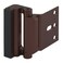 PRIME-LINE PrimeLine U 11441 Door Reinforcement Lock Add Extra High Security to your Home and Prevent Unauthorized Entry 3 Stop Aluminum Construction Red Bronze Single Pack
