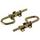SANKINS Loop Style Spring Locking Barrel Bolts Door Latch Hardware for Sheds Gates Barn Doors Wooden Window Chicken Coops 1 Pair Includes 8 Screws