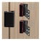 Tonitrui Home Security Door Reinforcement Lock for FrontInward Swing Doors Upgraded Reinforced 1200lbs Capacity Night Kids Safety Metal Flip Deadbolt Latch 2Pack Black
