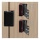 Tonitrui Home Security Door Reinforcement Lock for FrontInward Swing Doors Upgraded Reinforced 1200lbs Capacity Night Kids Safety Metal Flip Deadbolt Latch 2Pack Black