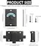 ULWSKY Latch Indicating LockLatch Indicator BoltPrivacy Partition Indicator Lock with Occupancy IndicatorToilet Public Toilet Bathroom Stall Door Latch Lock Black2pcs