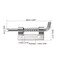 uxcell 10pcs Carbon Steel Lock Bolt Spring Loaded Pin Latch 56mm Long Left
