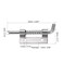uxcell 10pcs Carbon Steel Lock Bolt Spring Loaded Pin Latch 56mm Long Left