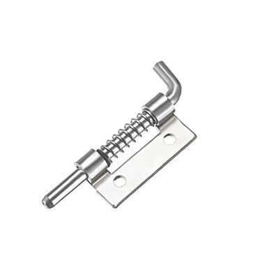 uxcell 10pcs Carbon Steel Lock Bolt Spring Loaded Pin Latch 56mm Long Left
