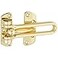 National Hardware N199679 V804 Door Security Guard in Brass