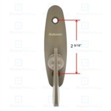 Andersen Tribeca Style Gliding Door Thumb Latch Stone Color