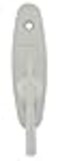 Andersen Tribeca Style Gliding Door Thumb Latch in White Color