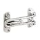 Defender Security PrimeLine U 9900 Diecast Security Swing Bar Lock for Hinged SwingIn Doors 378 Inch Bar Length by 212 Inch Height Chrome Set of 1