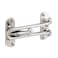 Defender Security PrimeLine U 9900 Diecast Security Swing Bar Lock for Hinged SwingIn Doors 378 Inch Bar Length by 212 Inch Height Chrome Set of 1