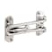 Defender Security PrimeLine U 9900 Diecast Security Swing Bar Lock for Hinged SwingIn Doors 378 Inch Bar Length by 212 Inch Height Chrome Set of 1