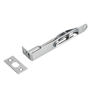 Richelieu Hardware 63CV 6 Flush Bolt with 58 Radius End Chrome 1 Count Pack of 1