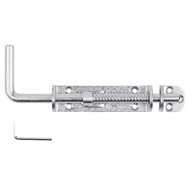 National Hardware N109212 V1142 Spring Loaded Heavy Duty Sliding Bolt Zinc