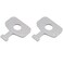 Filloman 61509 SchlageFalcon Emergency Release Key 2 Pack HighStrength Stainless Steel Panic Key Fits Schlage B571 Falcon D271 Occupancy Indicator Deadbolts Standard Size Emergency Unlock Tool
