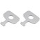 Filloman 61509 SchlageFalcon Emergency Release Key 2 Pack HighStrength Stainless Steel Panic Key Fits Schlage B571 Falcon D271 Occupancy Indicator Deadbolts Standard Size Emergency Unlock Tool