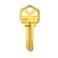 WAH YUE Brass Finish Key Blanks KW1 Uncut Blank Keys Pack of 50 Keys