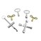 DGBRSM 6IN1 Multifunctional Utility Key Kit for Various Valves Such As Electricity Water Gas Trains Cabinets Elevators Thresholds Etc