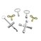 DGBRSM 6IN1 Multifunctional Utility Key Kit for Various Valves Such As Electricity Water Gas Trains Cabinets Elevators Thresholds Etc
