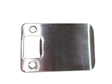 Don-Jo DonJo 9103630 RC Extended Lip Strike Plate in Stainless Steel 3 12 Overall Length 3 from Screw Holes