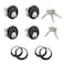 elox Storefront Zinc Mortise Cylinders for Adams Rite Commercial Storefront Door Lock 2 Pairs of KA Packed in Bronze Duronodic