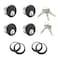 elox Storefront Zinc Mortise Cylinders for Adams Rite Commercial Storefront Door Lock 2 Pairs of KA Packed in Bronze Duronodic