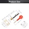 MroMax 12mm047 Dia Cylinder Core Cold Rolled Steel and Copper Hidden Tubewell Key Mortise Lock 1Pc