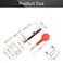 MroMax 12mm047 Dia Cylinder Core Cold Rolled Steel and Copper Hidden Tubewell Key Mortise Lock 1Pc