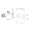 PRIME-LINE PrimeLine MP9452 Lock and Door Reinforcer 138 in x 234 in Stainless Steel Natural Finish Finish Single Pack