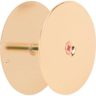PRIME-LINE PrimeLine U 9516 Steel Door Hole Cover Plate Brass Single Pack
