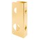 PRIME-LINE PrimeLine U 9931 Brass Lock and Door Reinforcement Plate for 134 In Thick Doors Brass Finish Single Pack