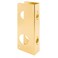 PRIME-LINE PrimeLine U 9931 Brass Lock and Door Reinforcement Plate for 134 In Thick Doors Brass Finish Single Pack