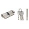 Savagrow 60mm Lock Cylinder with 3 Keys Solid Brass Door Lock Replacement Door Cylinder Locks Silver