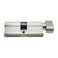 Savagrow 60mm Lock Cylinder with 3 Keys Solid Brass Door Lock Replacement Door Cylinder Locks Silver