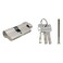 Savagrow 60mm Lock Cylinder with 3 Keys Solid Brass Door Lock Replacement Door Cylinder Locks Silver