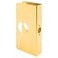 Defender Security PrimeLine U 9549 Brass Lock and Door Reinforcement Plate for 138 In Thick Doors Brass Finish Single Pack