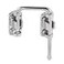 PRIME-LINE PrimeLine S 4378 Sliding Door Loop Lock 1716 In Diecast Construction Nickel Plated Single Pack