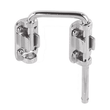 PRIME-LINE PrimeLine S 4378 Sliding Door Loop Lock 1716 In Diecast Construction Nickel Plated Single Pack