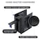 HOME MASTER HARDWARE Privacy Pocket Door Lock Pull Replace Damaged Or Old Sliding Door Locks Premium Quality Solid Brass Matte Black Pocket Door Hardware 234x212for 138 Thickness Door 1 Pack
