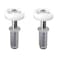 newlifeapp Pack of 2 78 BiFold Closet Door Top Pivot with Wheel Premium Replacement Hardware 91135S Compatible with Acme Stanley Kenna Johnson Primeline More