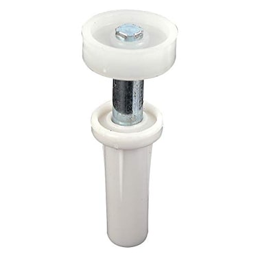 PRIME-LINE PrimeLine MP6582 BiFold Door Guide Wheel 34 In Diameter Nylon Steel Base 2 Pack White