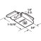PRIME-LINE PrimeLine MP6606 Adjustable Pivot Bracket 14 In Outside Diameter x 11516 in Length x 34 in Width Top Mount Steel 2 Pack