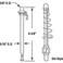 PRIME-LINE PrimeLine MP6637 Top Pivot Pin 38 In Steel 2 Pack