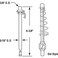 PRIME-LINE PrimeLine MP6637 Top Pivot Pin 38 In Steel 2 Pack