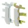 PRIME-LINE PrimeLine N 6553 SnapIn Closet Door Guide Bottom Mount Left and Right Hand Cox Doors 2Piece Stamped Steel Housing and Nylon Guide Insert Single Pack