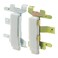 PRIME-LINE PrimeLine N 6553 SnapIn Closet Door Guide Bottom Mount Left and Right Hand Cox Doors 2Piece Stamped Steel Housing and Nylon Guide Insert Single Pack