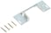 Slide-Co SlideCo 161930 Universal Design Pocket Door Jamb Guide For 138Inch Thick Doors