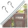 Valorup 2 Pack 9642 Wood Screen Closer Extension Spring for PrimeLine